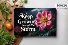 Inspirational Quotes Cutting Board PNG Design, Motivational Product Image 1