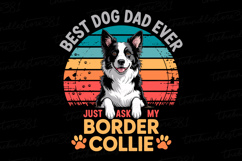 Best Dog Dad Ever svg | Father&#039;s day Svg | Svg Files Product Image 1