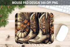 Boots Mouse pad Sublimation - Thanksgiving PNG Design Product Image 1
