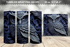 3D Owl Tumbler Sublimation Bundle - 3D Owl Tumbler Wrap Product Image 6