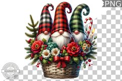 Christmas Gnome Sublimation - Clipart PNG Design Product Image 1