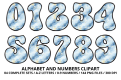 Fairytale Princess Alphabet Letters &amp; Numbers Clipart PNG Product Image 5