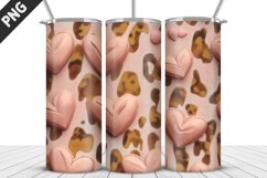 Lovely Hearts Tumbler Design | Valentine&#039;s Day Tumbler Wrap Product Image 1