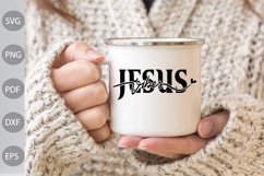 Jesus Vibes SVG Cut Files/ Christian Quote SVG Product Image 4