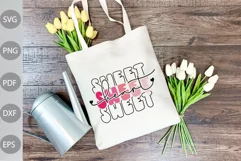 Valentines Day SVG Cut Files, Sweet Heart SVG Design Product Image 2