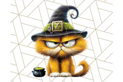 Halloween Animals in Costumes Clipart PNG, Cute Pets Art Product Image 3