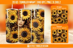 Tumbler Sublimation Wrap, 20 oz Fall Tumbler Wrap Product Image 1