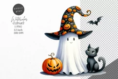 Halloween clipart, Ghost clipart, Autumn clipart Product Image 1