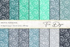 Tie Dye Digital Papers Product Image 1