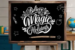 Believe in the Magic of Holidays SVG Christmas Design Product Image 7