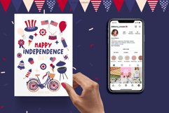 4th of July Digital Papers -Independence Day Product Image 2