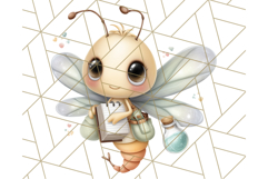 Cute Insects Clipart, Cartoon Bugs, Bug PNG Illustrations Product Image 3