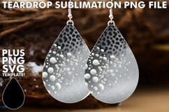 Playful Teardrop Earrings Designs, Leopard Prints Product Image 1