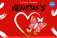 Heart Canva Frame Love Heart Valentine Shape Photo Frame_15 Product Image 1
