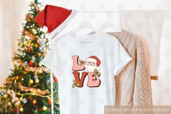 Love Sublimation | Retro Christmas PNG | Groovy Santa PNG Product Image 3