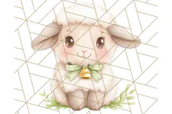 Pastel Farm Nursery PNG Clipart, Baby Animals And Elements Product Image 3