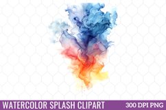 Watercolor Splash Clipart Product Image 1