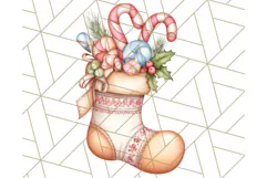 Scandinavian Christmas Gnomes Clipart PNG, Cute Gnome Png Product Image 3