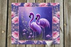 Flamingo | 14 straight skinny tumbler Sublimation designs Product Image 15
