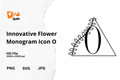 Innovative Flower Monogram Icon Product Image 1