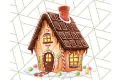Cozy Christmas Bakery Clipart PNG, Holiday Cookie Art Product Image 3