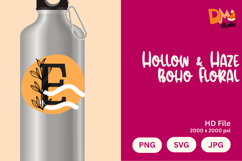 Hollow &amp; Haze Boho Floral Monogram Product Image 1