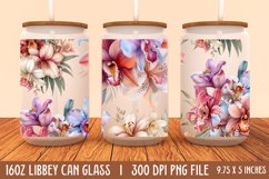 Watercolor Roses Clipart Bouquets Can Glass Wrap Product Image 1