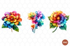 Watercolor Wildflowers Clipart Product Image 1