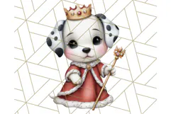 Princess Animal PNG Clipart with Crowns & Royal Accessories Product Image 3