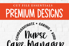 Nurse Care Manager SVG, an svg for cutting machine crafters Product Image 6