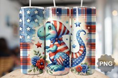 4th Of July Dinosaur Tumbler Bundle - 15 Designs Product Image 16