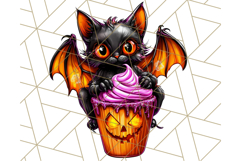 Spooky Café Cuties Halloween PNG Clipart, Holiday Elements Product Image 3