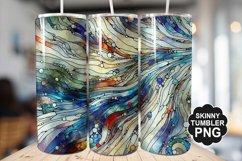 Stained On Stained Glass Tumbler Warp - Tumbler Design Product Image 1