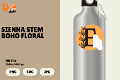 Sienna Stem Boho Floral Monogram Product Image 1