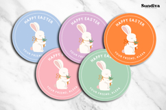 Easter Treat Round Sticker Canva Template - 1 Product Image 3