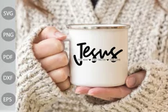 Jesus- The Way - The Truth - The Life SVG/ Jesus Quote SVG Product Image 3