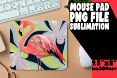 COZY DESK PAD FUN SUBLIMATION, Flamingo Product Image 1