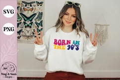 Born in the 90s PNG | Nineties SVG Cut Files for Crafters Product Image 2