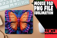 Butterfly Wonderland 3D Mouse Pad - Spring Product Image 1