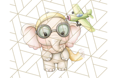 Safari Baby Animal Clipart PNG, Jungle Outfits Baby Animals Product Image 3