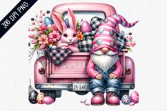 Easter Day Gnome - Sublimation Clipart PNG Design Product Image 1