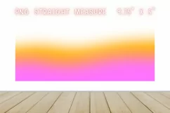 Orange Pink Ombre 16oz Libby Glass Can Tumbler Wrap Product Image 2