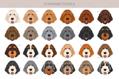 Standard poodle clipart Product Image 7