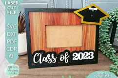 Class of 2023 Graduation Photo Frame Laser cut file Product Image 2