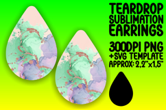 Bold Teardrop Design for Crafting , Abstract Pattern Product Image 1