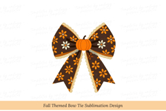 Fall Themed Bow Tie PNG Autumn Plaid Bow Tie Clipart Product Image 1