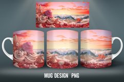 3D Beach Mug Wrap Sublimation Designs|6 Mug Wrap Designs Product Image 8