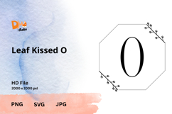 Leaf Kissed Monogram Product Image 1