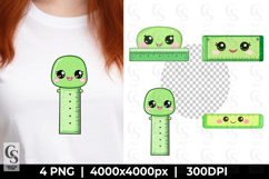 Kawaii Ruler PNG Clipart Cute School Supply Product Image 1