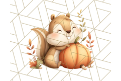 Woodland Autumn Animals PNG Clipart for Fall &amp; Harvest Product Image 3